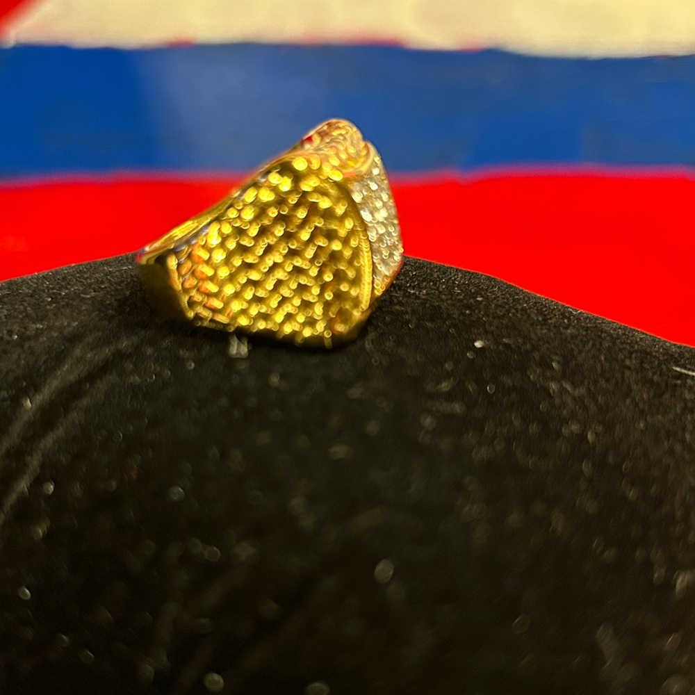 Solid Mens “Scale Skin” quality ring - Picture 5 of 10